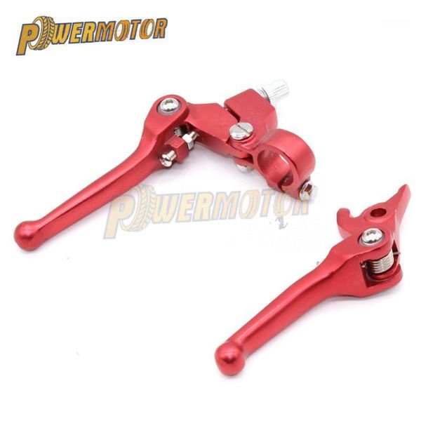 

cnc motorcycle aluminum alloy folding clutch brake lever handle fit for motorbike modification dirt bike atv quads1