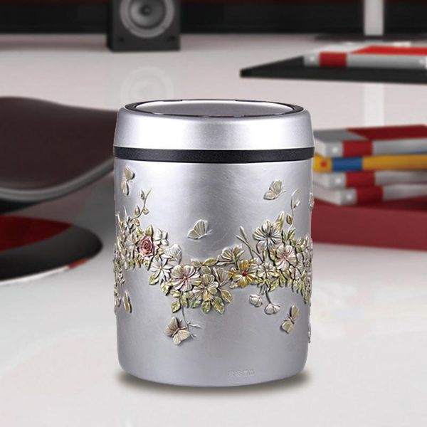 

bath accessory set european feast of intelligent garbage can be seen in the field rural living room resin round trash