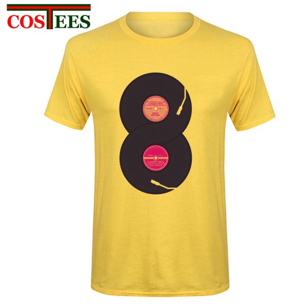 

sport selling infinite vinyl records men's t shirt male crewneck cool tee shirt creative designs new summer style man t-shirt