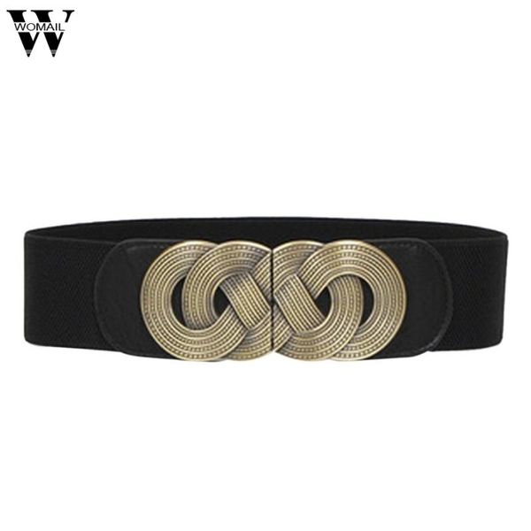 

feb4 amazing 2020 new summer women ladies elastic belts female wide waistband, Black;brown