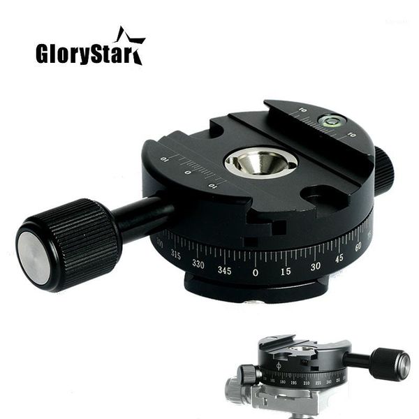 

camera clamp panoramic shooting clamp tripod monopod quick release plate mount rotate for arca plate dslr camera tripod1