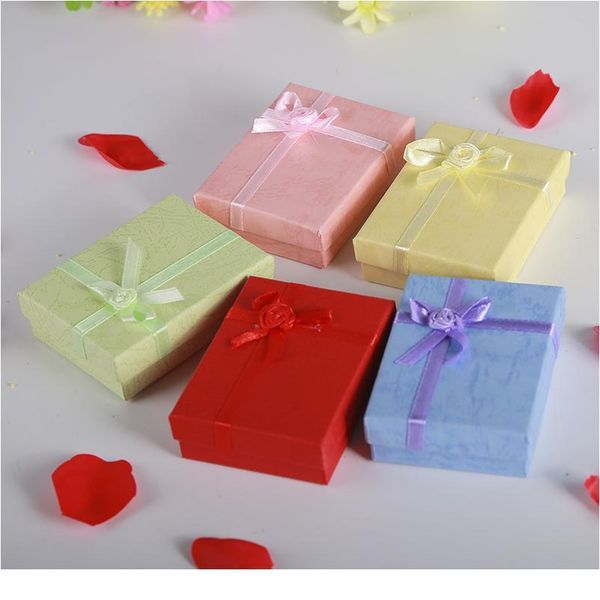 

new 1pc gift box square jewelry organizer box engagement ring for earrings necklace bracelet display for jewellery p bbyexi