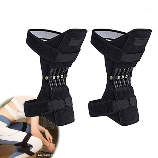 

knee brace support knee protector rebound power leg pads brace joint support stabilizer spring force1