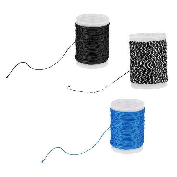 

3 pieces 110m/120yard fiber bow string serving thread, mixed color