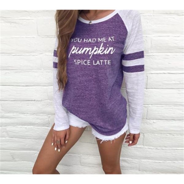 

designer pumpkin long sleeved tees thanksgiving women tshirts spring autumn fall, White