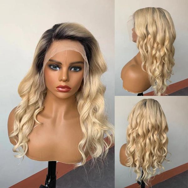 

lace wigs 13x6 front wig wave human hair, Black;brown