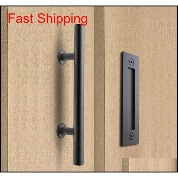 

304 stainless steel sliding barn door pull handle wood door handle, black door handles f qylqpi toys2010