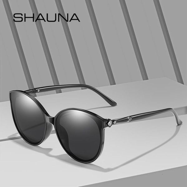 

shauna 2020 fashion women oversized cateye sunglasses polarized new trending retro classic ladies driving sun glasses uv portect, White;black