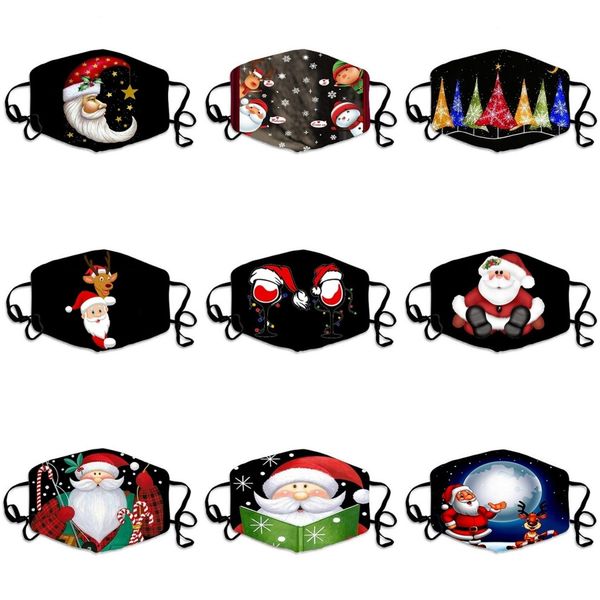 

cartoon oys girls non-woven mouth mask anti pollution reathable print face masks for adult#426, Black