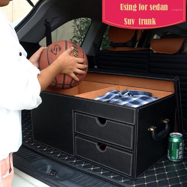 

car organizer high class trunk stowing tidying auto storage box case1