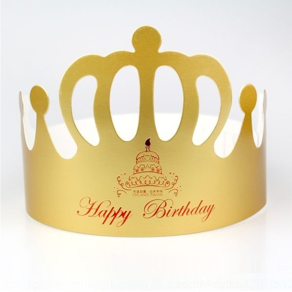 

35y8p matching supplies golden crown paper children's matching hpyho golden crown paper hat children's hat supplies