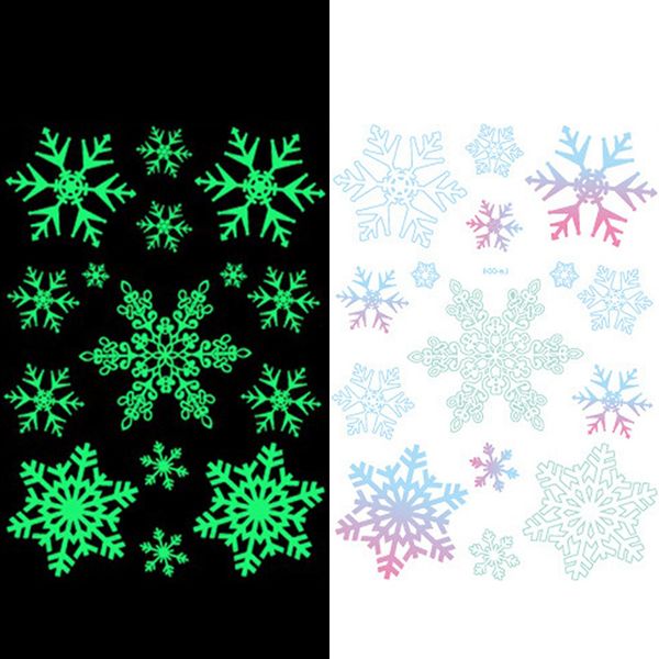 

luminous tattoo stickers snowflake elk merry christmas decorations for home navidad 2020 xmas gift new year 2021 noel