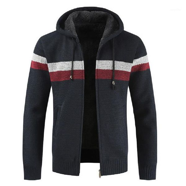 

2020 men's winter coat casual hoodies male hooded jackets clothing men autumn long sleeve sweatshirt outwear 1, White;black