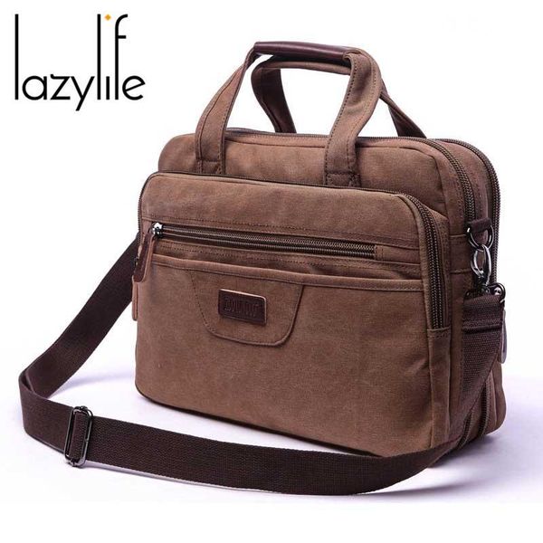

briefcases lazylife men casual briefcase business shoulder bag messenger bags computer laphandbag men's travel