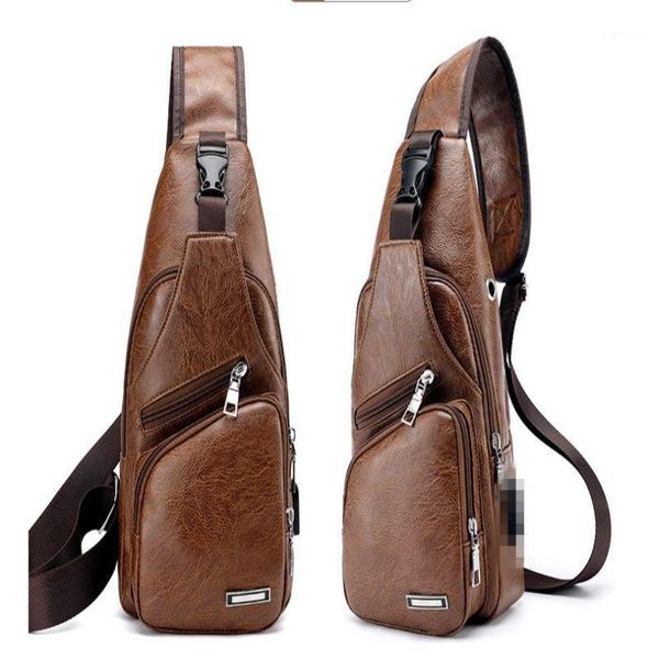 

2021 male shoulder bags usb charging crossbody bags men anti theft chest bag diagonal package short trip messengers bag1
