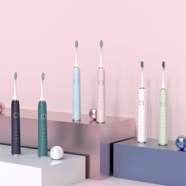 

2 in 1 electric toothbrush 5-speed adjustment cleans instrument for electric toothbrush replacement facial cleansing brush head
