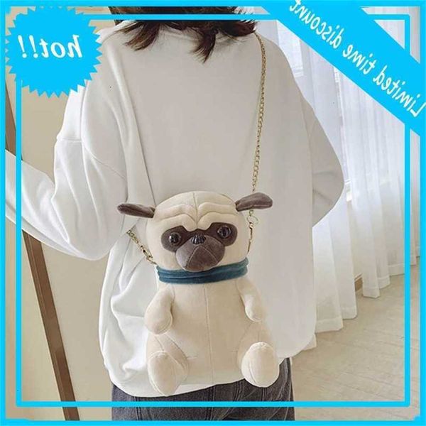 

female dog shape shoulder crossbody backpack tote chain satchel purse a69c