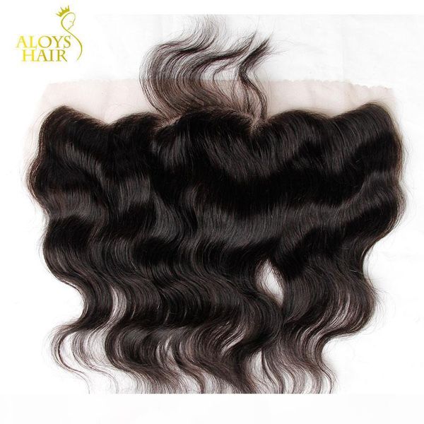 

lace frontal closure ear to ear 13x4size brazilian body wave closures malaysian indian peruvian cambodian virgin human hair lace closure, Black;brown