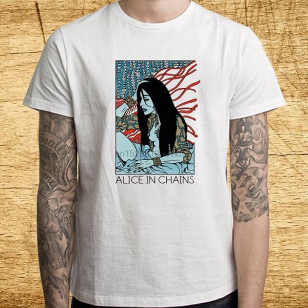 

alice in chains poster logo mens white tee t shirt size s m l xl 2xl 3xl graphic retro t-shirt sport hooded sweatshirt hoodie