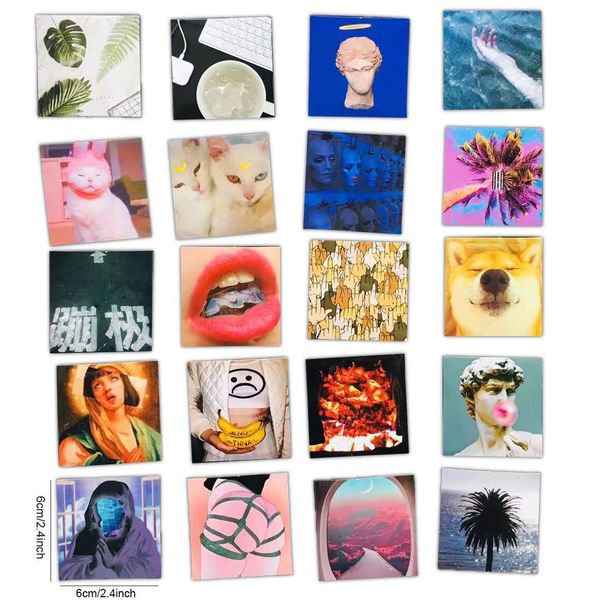 

20 шт. мир художник дэвид наклейки ins стиль мотоцикл путешествия камера бугайте телефон гитара скейтборд водонепроницаемые классические игр