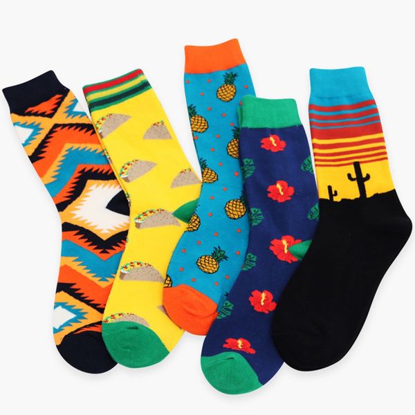 

men socks new arrival autumn 1pair men socks british style long colorful fashion casual cotton british style, Black