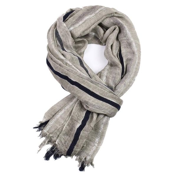 

190*95cm cotton linen voile scarf autumn winter scarves men foulard square hijab ladies shawl wrap muffler pareo female hijab, Blue;gray