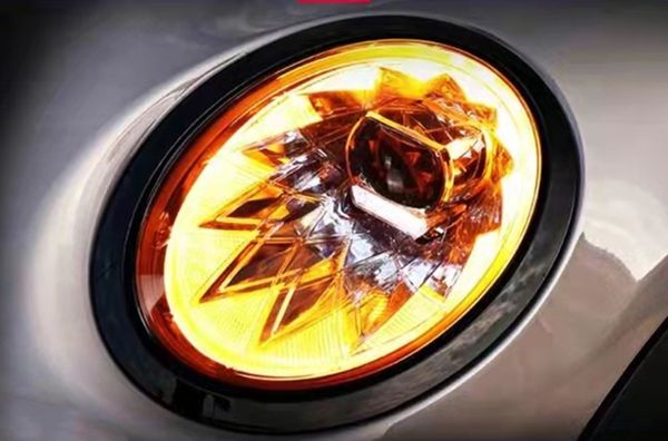 Luz de luzes do carro para Mini F55 F56 2014-2021 DRL Sinal de Sinal Alta Beam Anjo Projetor do Anjo Lente LED Lâmpada Frente