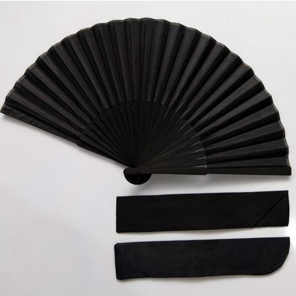 

black cool fan melanin face silk fan