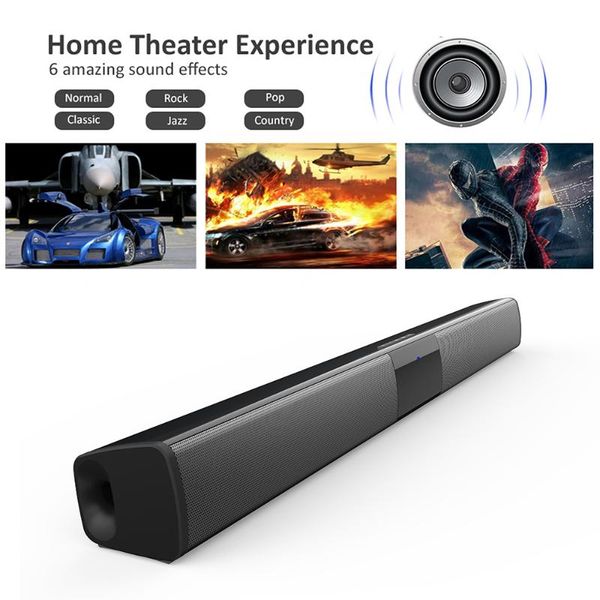 

soundbar 40w tv bluetooth sound bar wireless home theater for pc lapstereo speakers