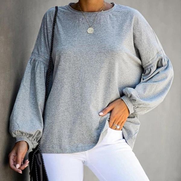 

women's t-shirt autumn winter women sweatshirt o neck solid womens hoodies sweatshirts casual female clothes pullovers sweater 2021, White