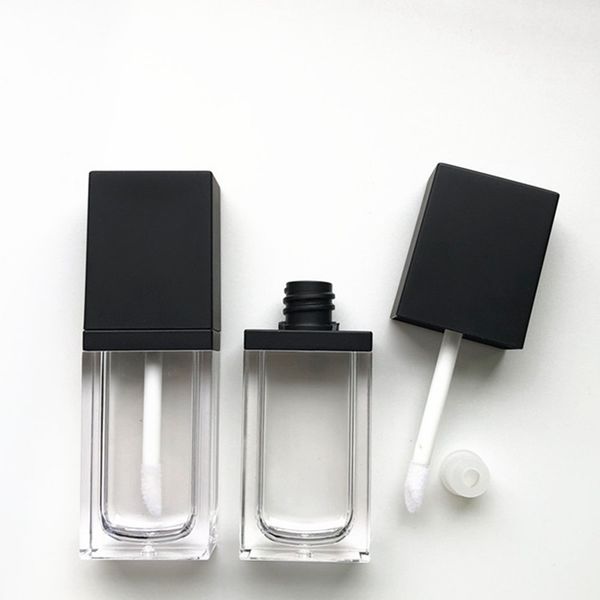 

8-10ml empty lipstick tube lip gloss container tube brush mini lip balm tube refillable pot cosmetic container