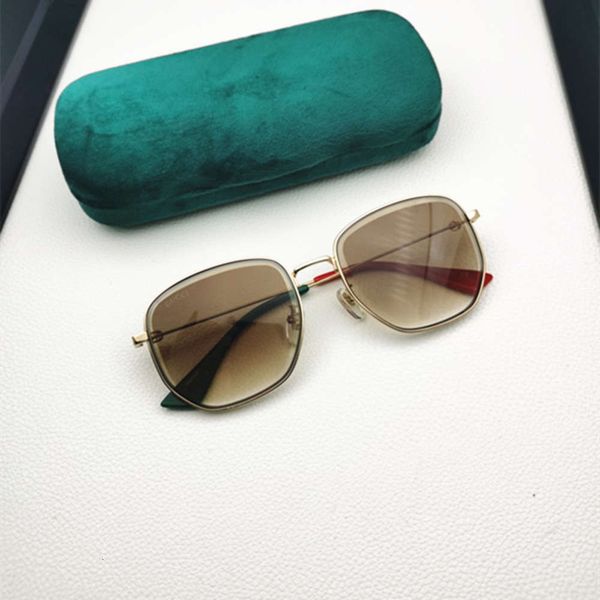 

two gg0396 upgraded side sunglass women's color progrsive sunglass with gold lace, White;black