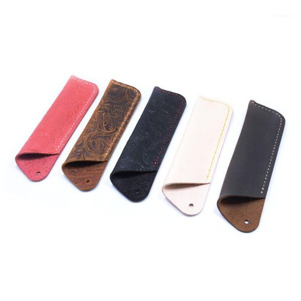 

pencil bags leather bag fountain pen pouch sleeve cover holder vintage retro travel journal stationery supplies1