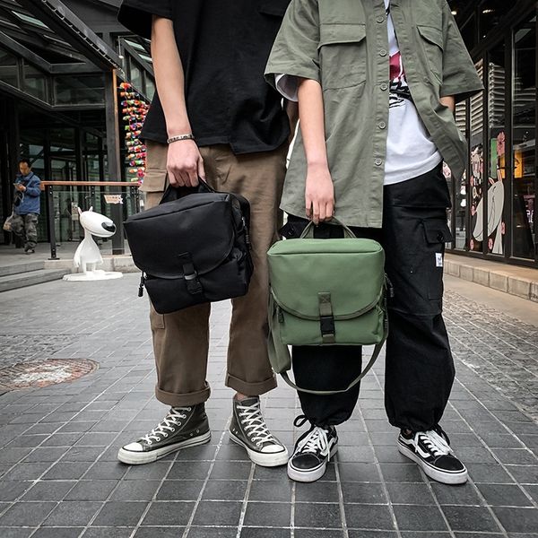 

fashion chest bag chest bag new street trend hip hop bag simple solid color couple outdoor travel t200824