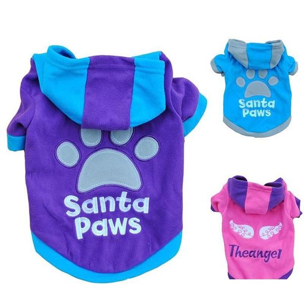 

small pet dog cat sweatshirt apparel coat fleece clothes hoodie sweater xs-l znevf