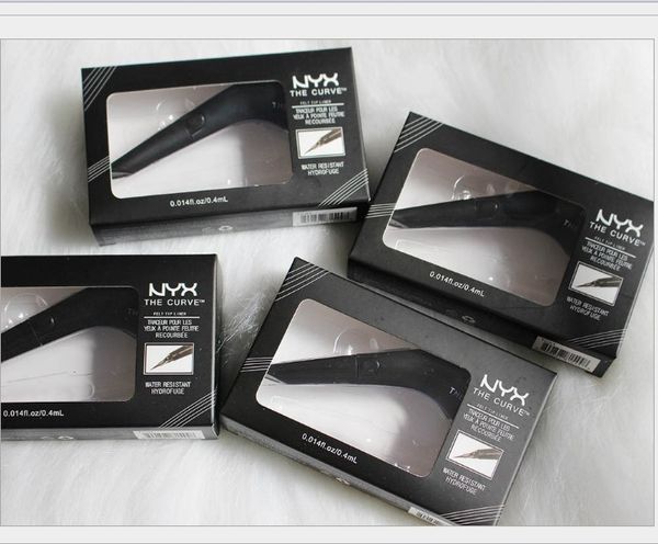 

wholesale cosmetics make-up new eyeliner liquid nyx curve eyeliner epoxy-arc creativity