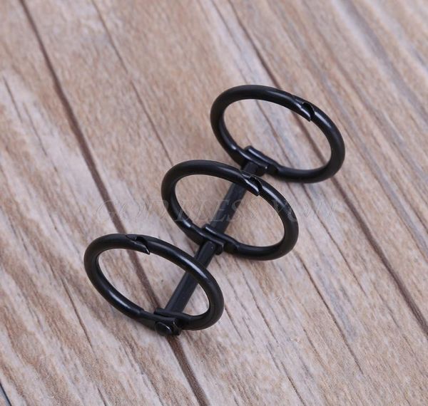 

diy metal clip 3 holes ring for notebook loose leaf diary jlltne jjxh