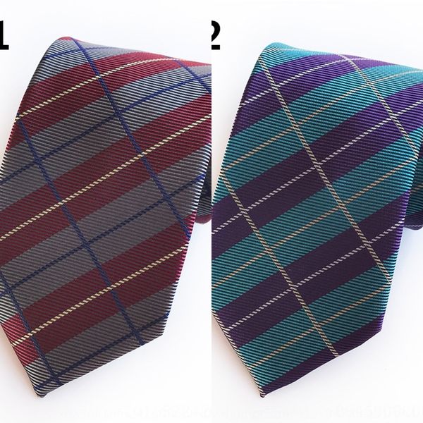 

krnj mentie woven striped jacquard of 9 color wedding necktie paisley party silk floral fashion design gz7271223, Blue;purple