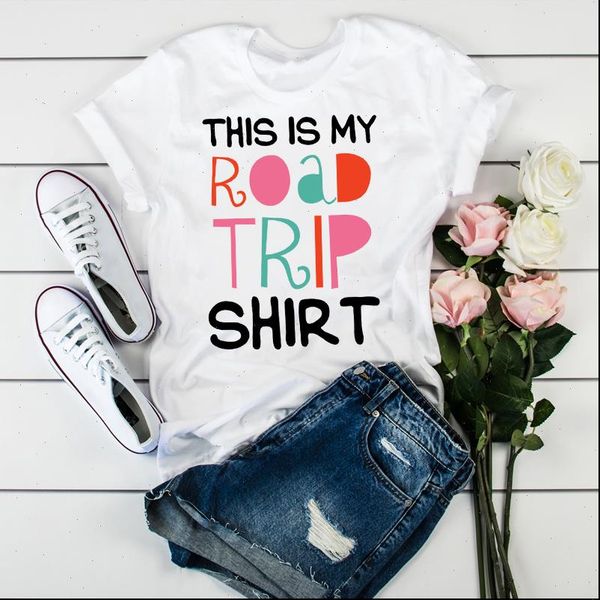 

women road trip vacay travel fashion print clothes ladies womens clothes female tumblr t shirt graphic t shirt t shirts, White