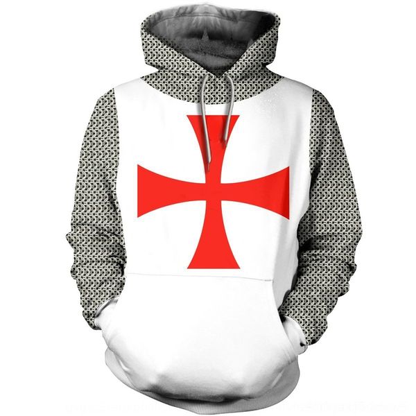 

lux2t new digital printed cosplay knights series 3d digital temple hoodie casual hoodie nulg0, Black