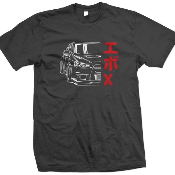 

sport evo x 10 lancer evolution japanischen racing t shirt