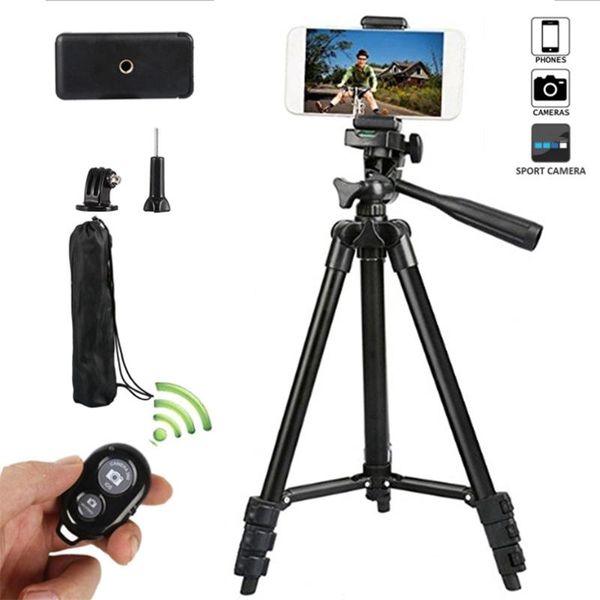 

phone tripod, 41inch tripod for cell phone tripod with holder and remote shutter, perfect for live streaming