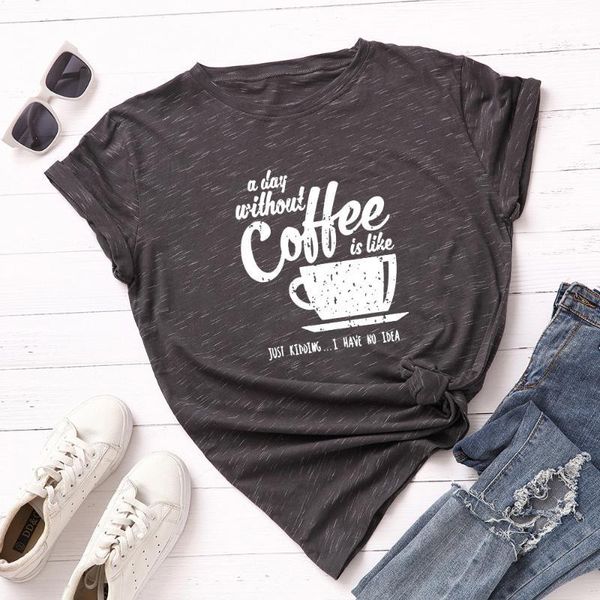 

tshirt women 2020 plus size coffee graphic t shirts harajuku ladies loose ladies streetwear short sleeve cotton basic tees1, White