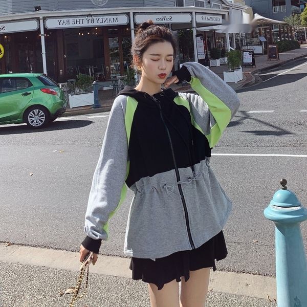 

ogkjo западная clothestop clothesstyle материнства весной материнства свободная одежда 2020 интернет знаменитости костюм топ одежды больших, Black