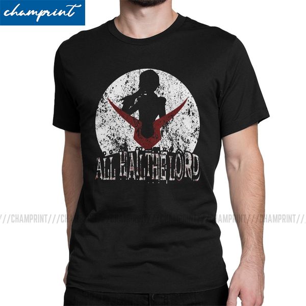 

men's all hail my lord code geass lelouch of the rebellion anime novelty short sleeve printing hooded sweatshirt hoodie men t shirt