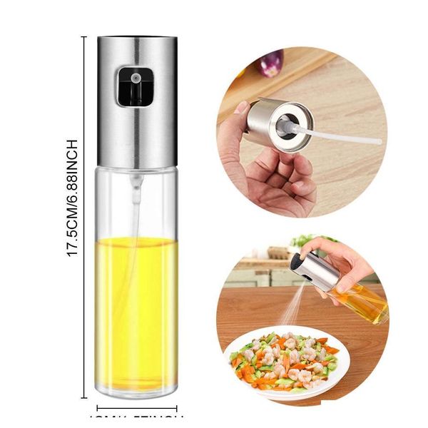 

kitchen oil sprayer pot stainless steel olive mister oil spray pump fine bottle cooking roast bake oil bottle too jllefa homeindustry