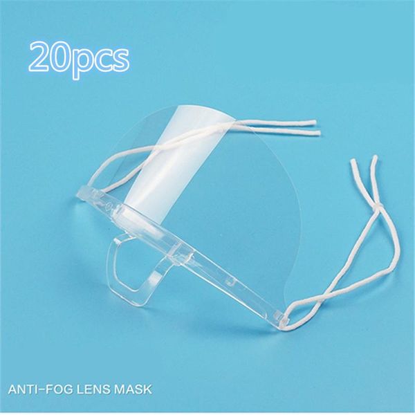 

chef plastic transparent plastic face mask anti-fog smile food restaurant l restaurants catering kitchen bbykej sweet07