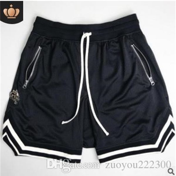 

summer thin mesh sports shorts male muscle brothers running basketball training breathable fitness five points pants manufacturers direct sa, White;black