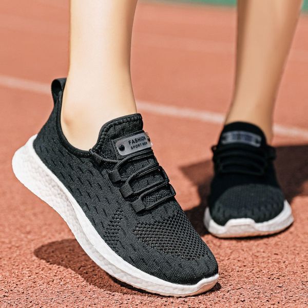 

2020 casual sneakers women shoes ladies platform white woman trainers new women's sneaker black breathable dames tenis feminino 1020, Black;white
