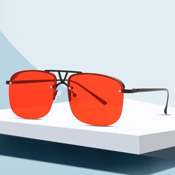 

new fashion sunglasses 7128 ocean piece large frame sunglasses women's personality sunglasses designer aws, White;black